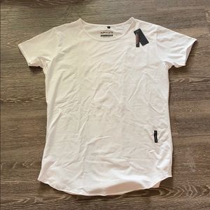 Swoop neck men’s shirt